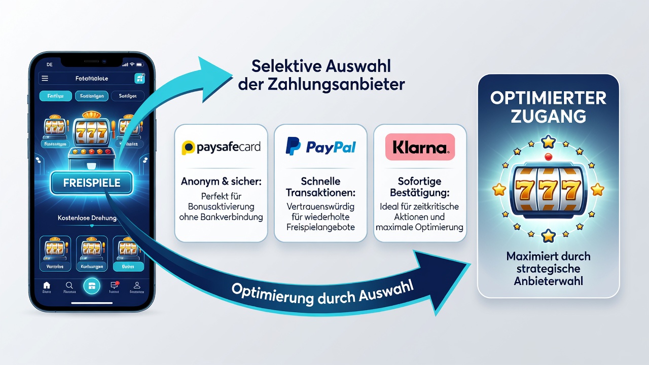Vergleich verschiedener Zahlungsanbieter und deren Auswirkungen auf Freispiele in Mobile Casinos