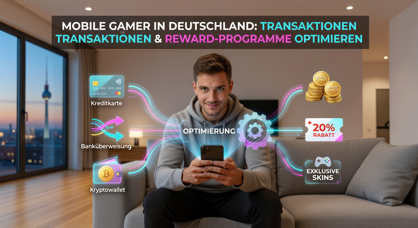 Mobile Gamer in Deutschland nutzen verschiedene Transaktionsoptionen für Belohnungsprogramme