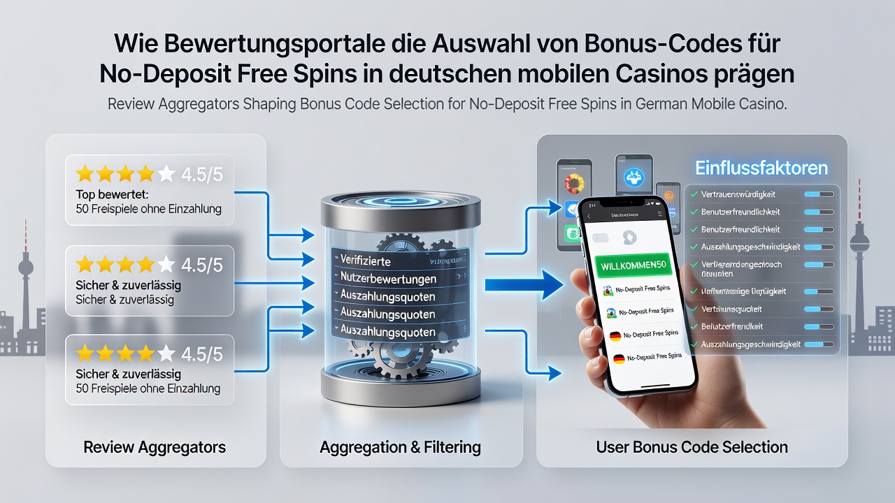 Vergleichstabelle von Bonus-Codes und Free Spins in deutschen Mobile Casinos