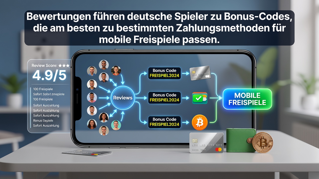 Übersicht über Bonus-Codes und Zahlungsmethoden in deutschen Mobile Casinos