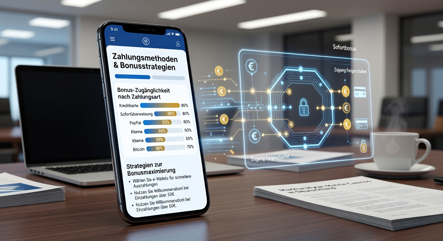 Übersicht über Zahlungsmethoden in deutschen Mobile Casinos und deren Einfluss auf Bonusbedingungen